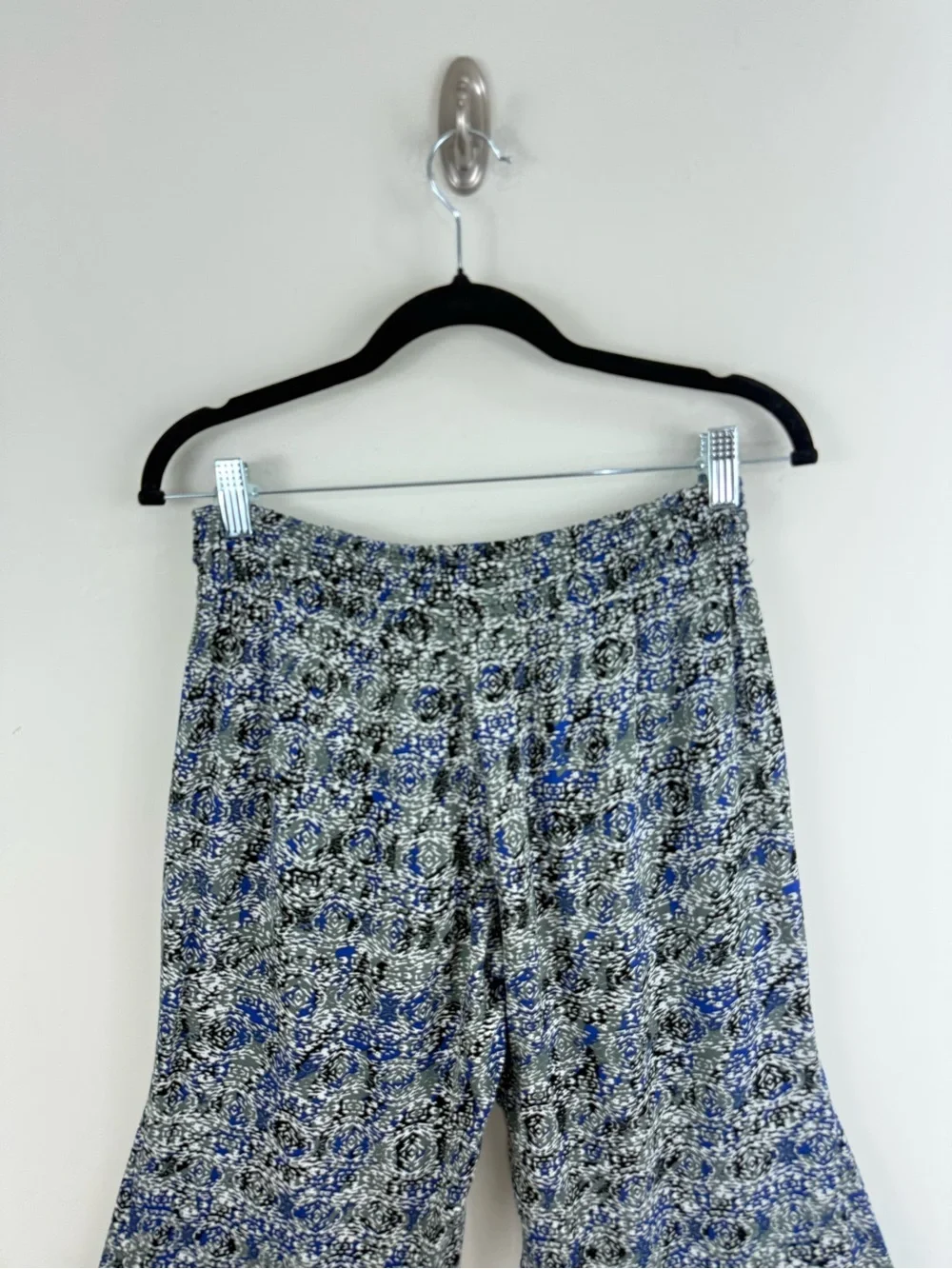 Poupette St. Barth Wide Leg Pants Size M Beachy Bohemian Elastic Waist Comfy - Picture 10 of 16